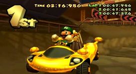 une photo d'Ã©cran de Mario Kart Double Dash sur Nintendo Gamecube